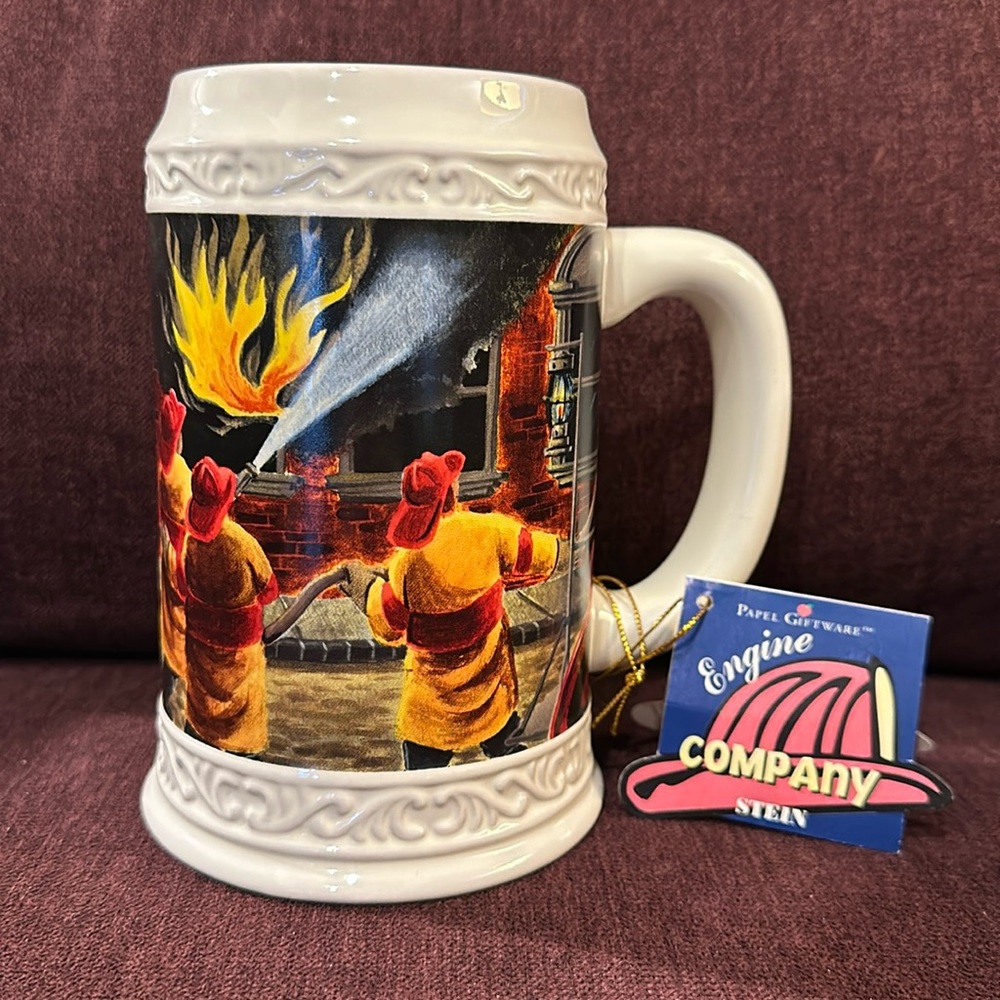 Papel Giftware Engine Company Stein